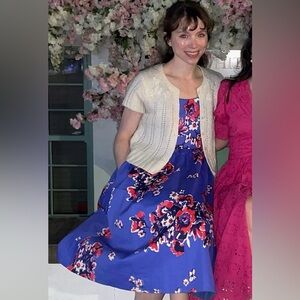 Donna Morgan Floral Tea-length Dress